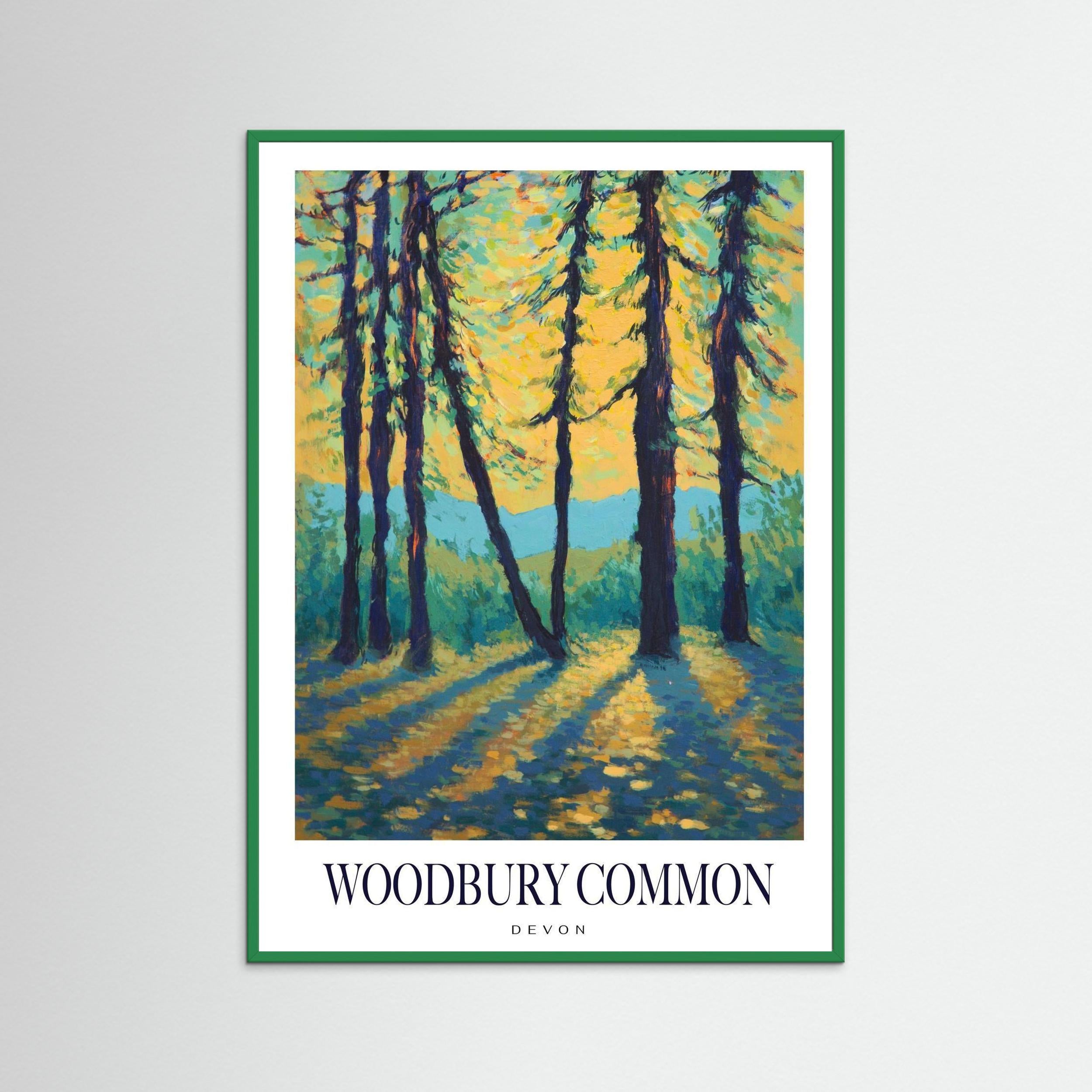 Woodbury Common, Devon Framed Poster