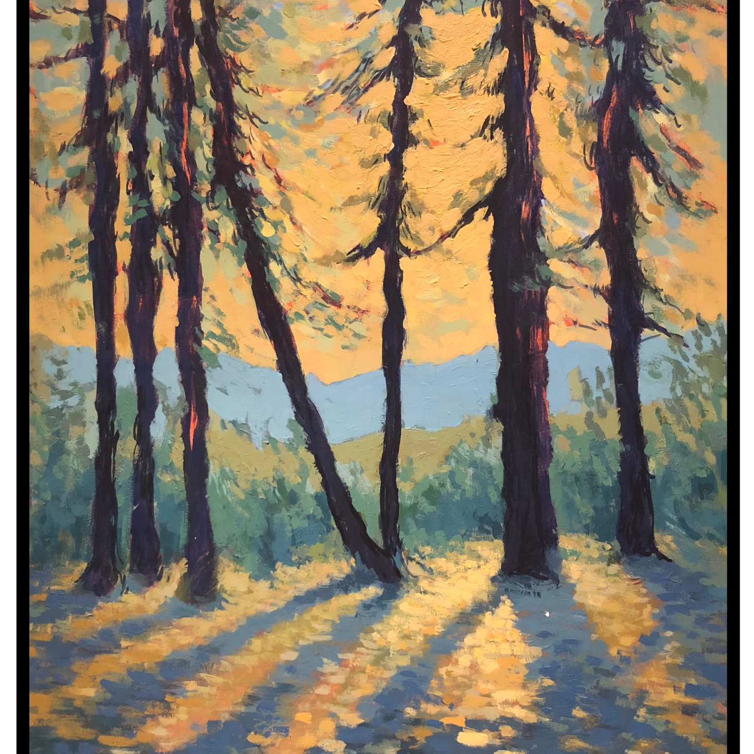 Sunrise on Woodbury Common - Original Painting by James Williamson