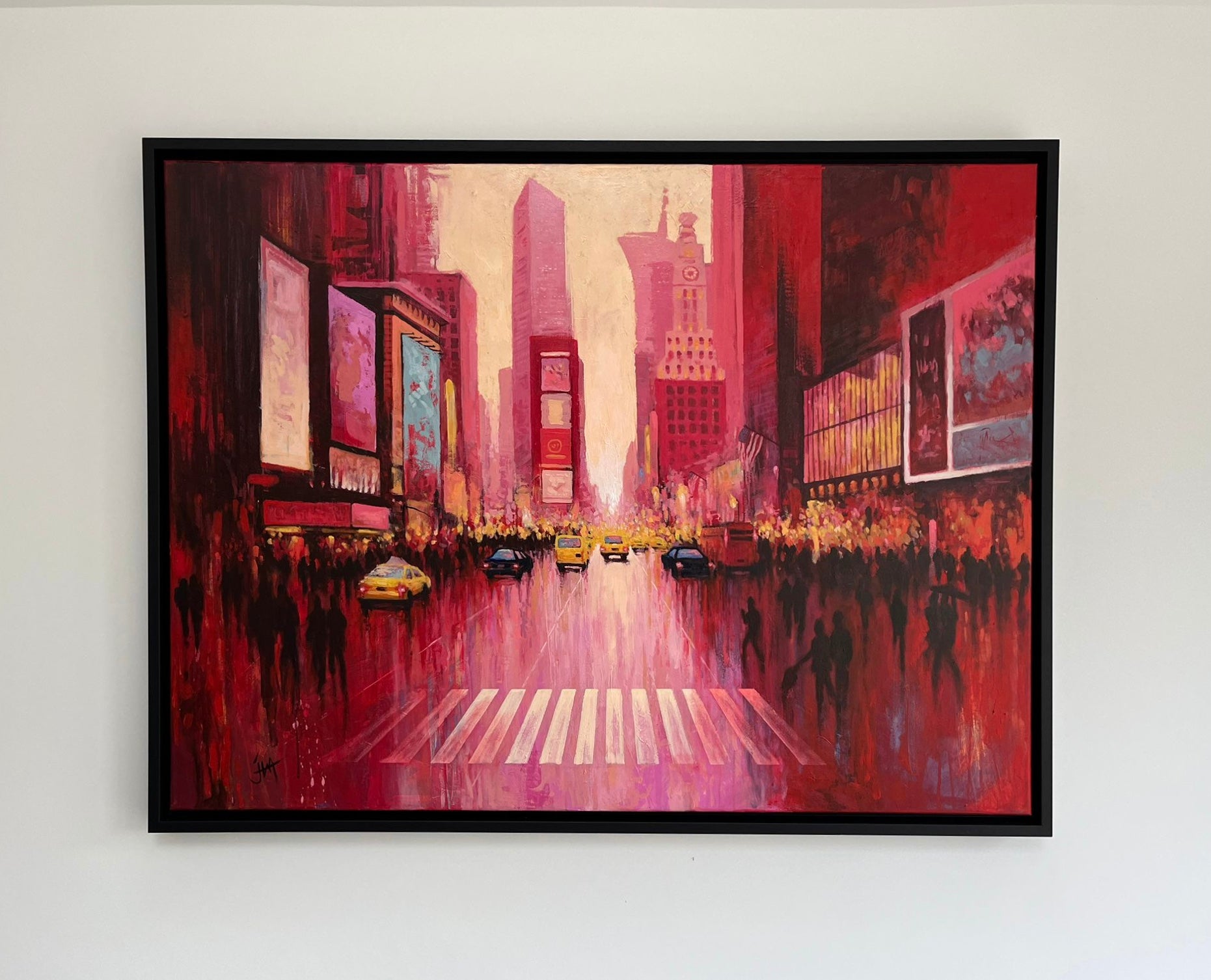 Times Square, New York City - Original Painting by James Williamson