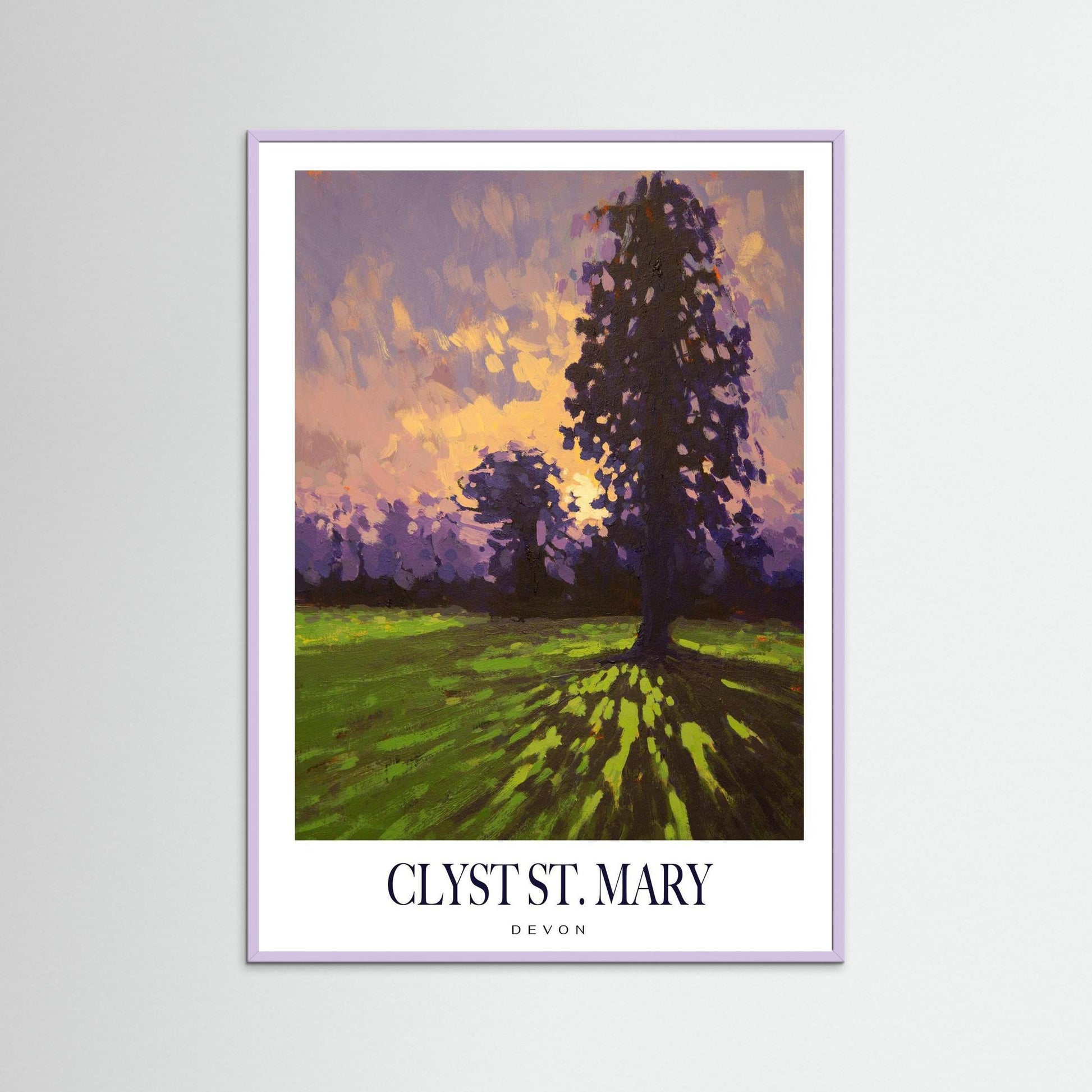 Clyst St.Mary, Devon Framed Poster
