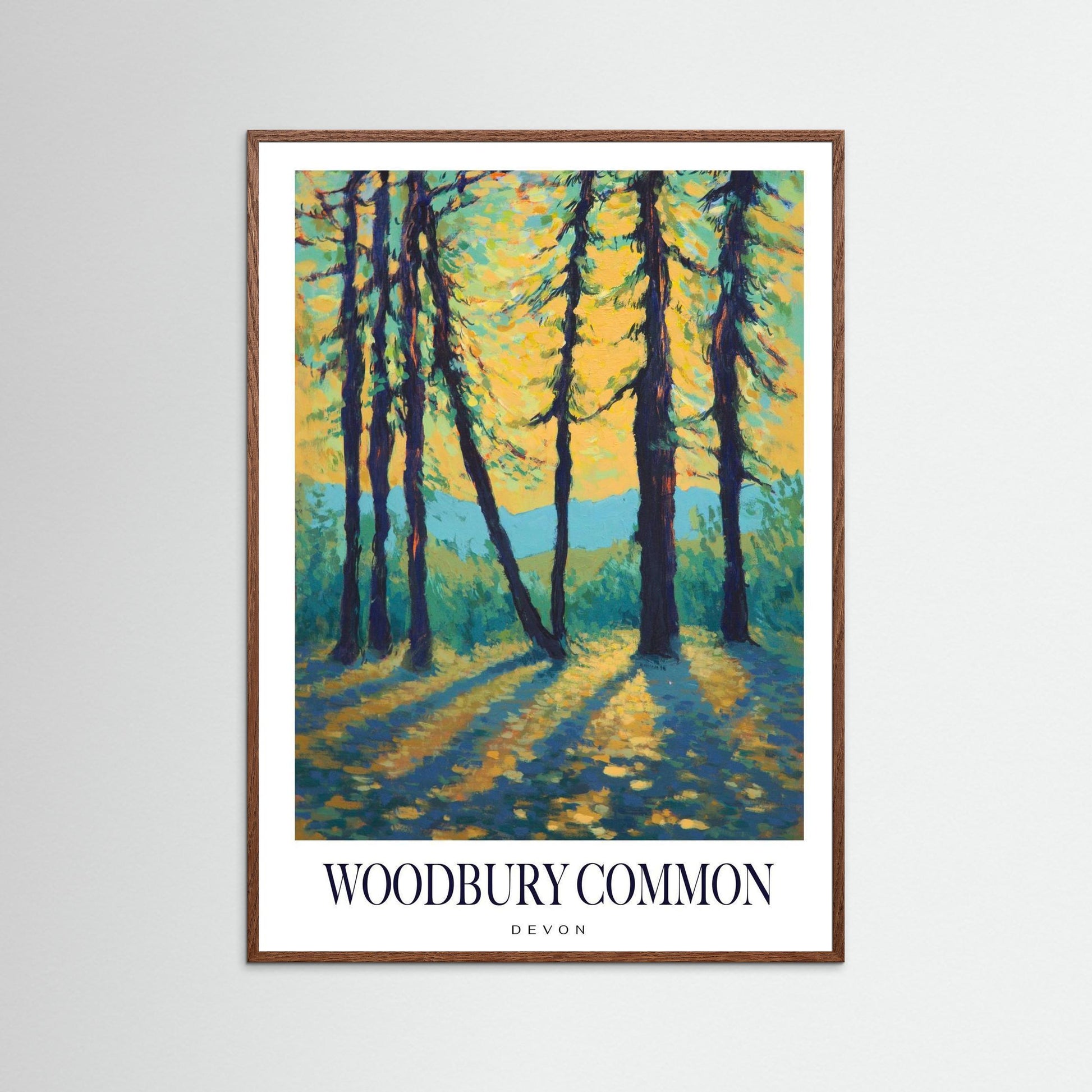 Woodbury Common, Devon Framed Poster