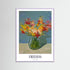 Freesias, Devon Framed Poster