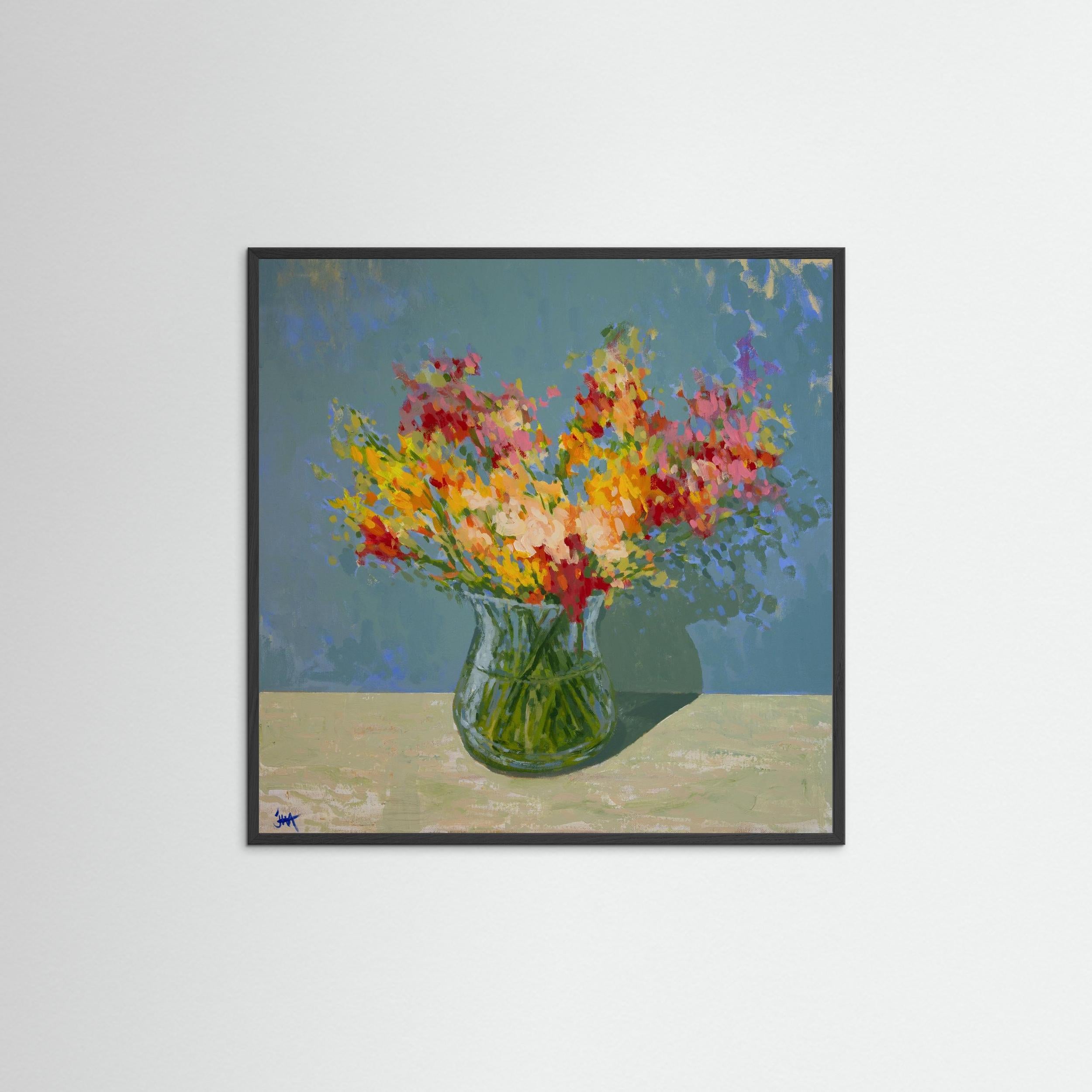 Freesia's In The Evening Fine Art Print