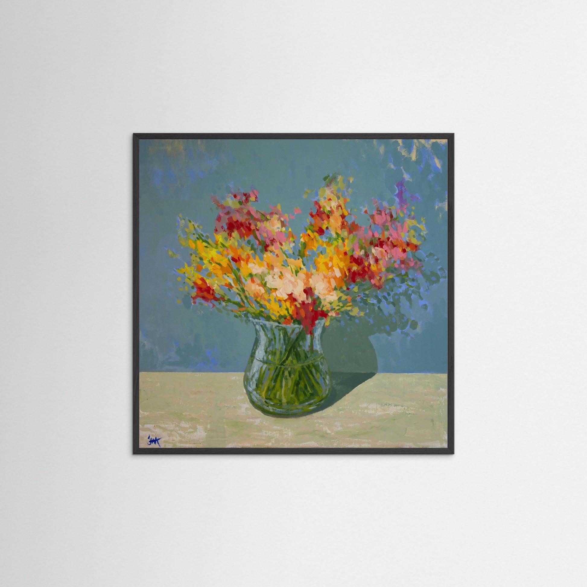 Freesia's In The Evening Fine Art Print