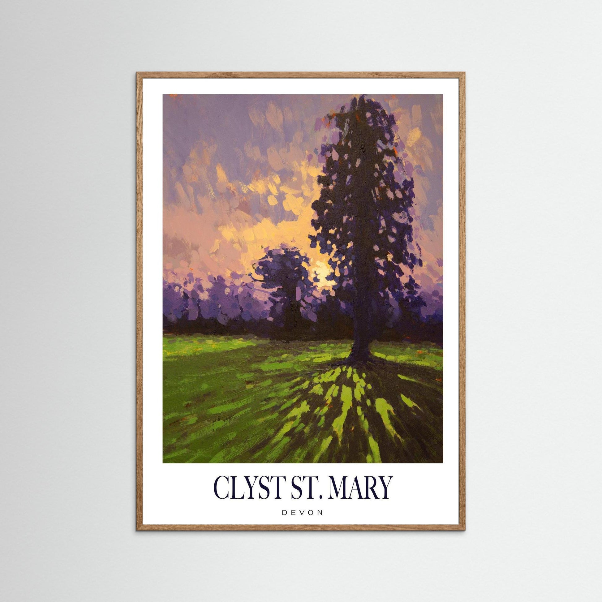 Clyst St.Mary, Devon Framed Poster