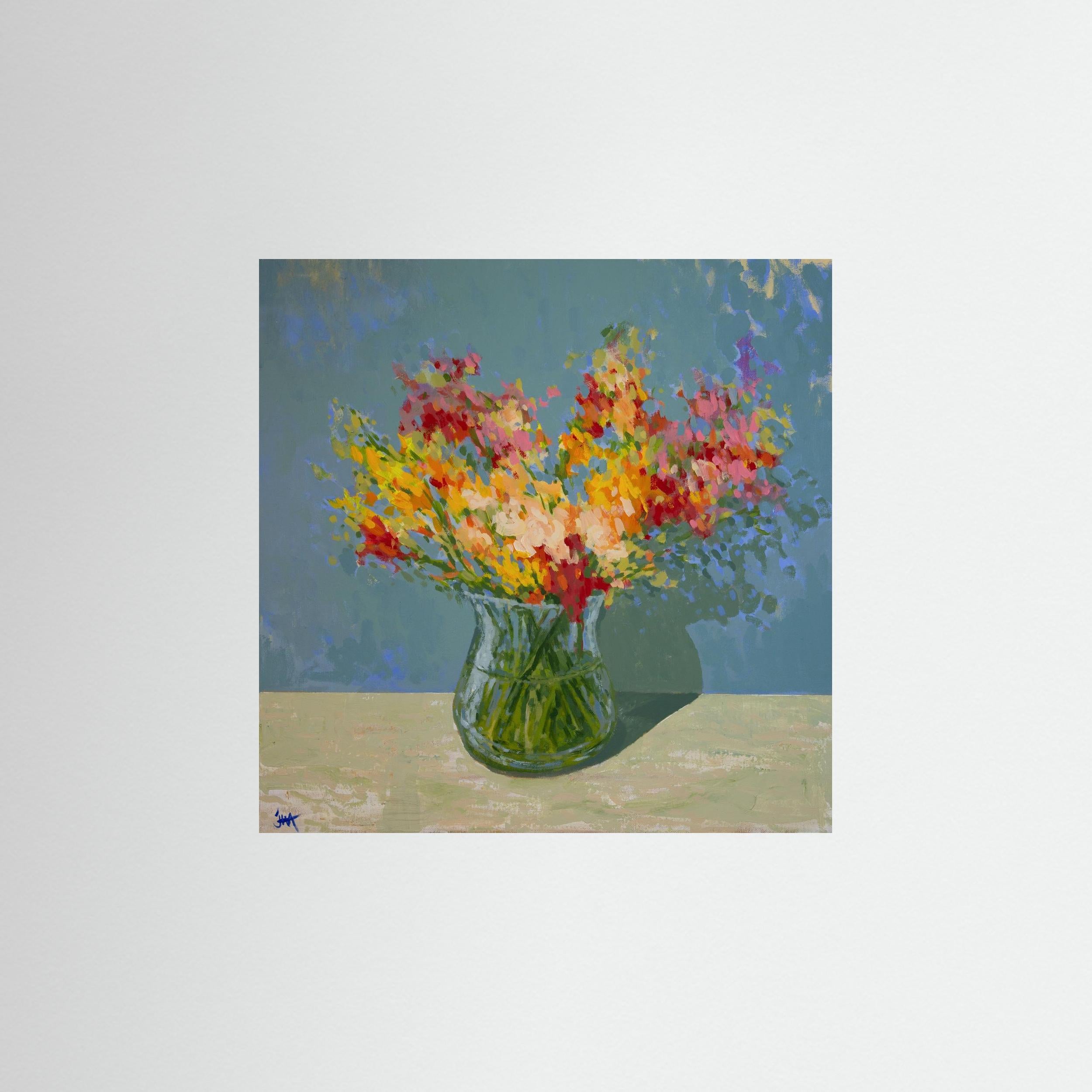 Freesia's In The Evening Fine Art Print