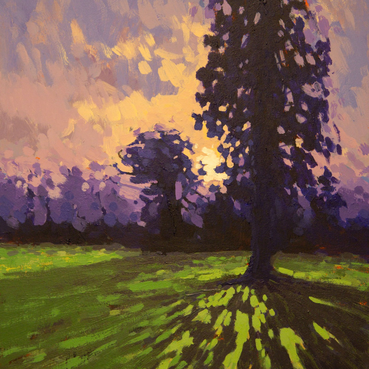 Sunrise over Clyst St. Mary Print on Fine Art Paper