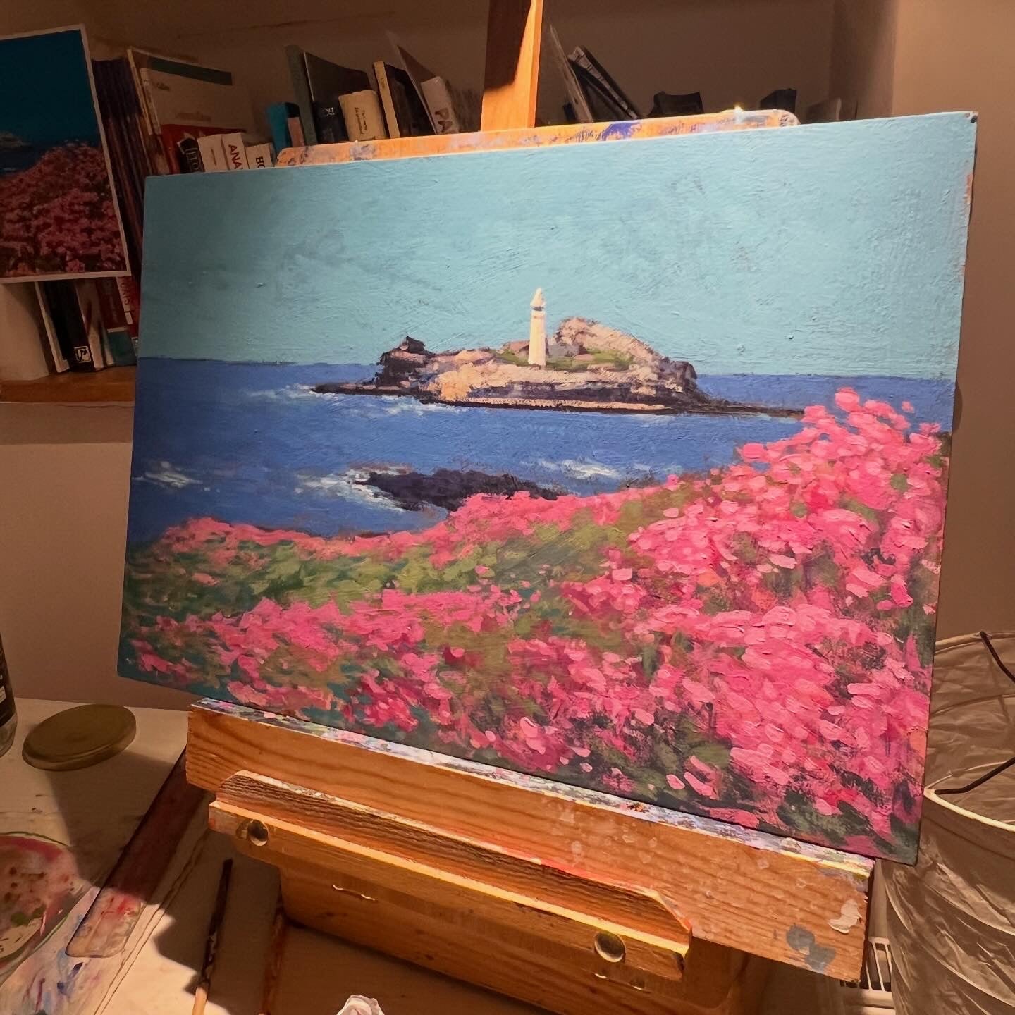 Overlooking Godrevy Lighthouse