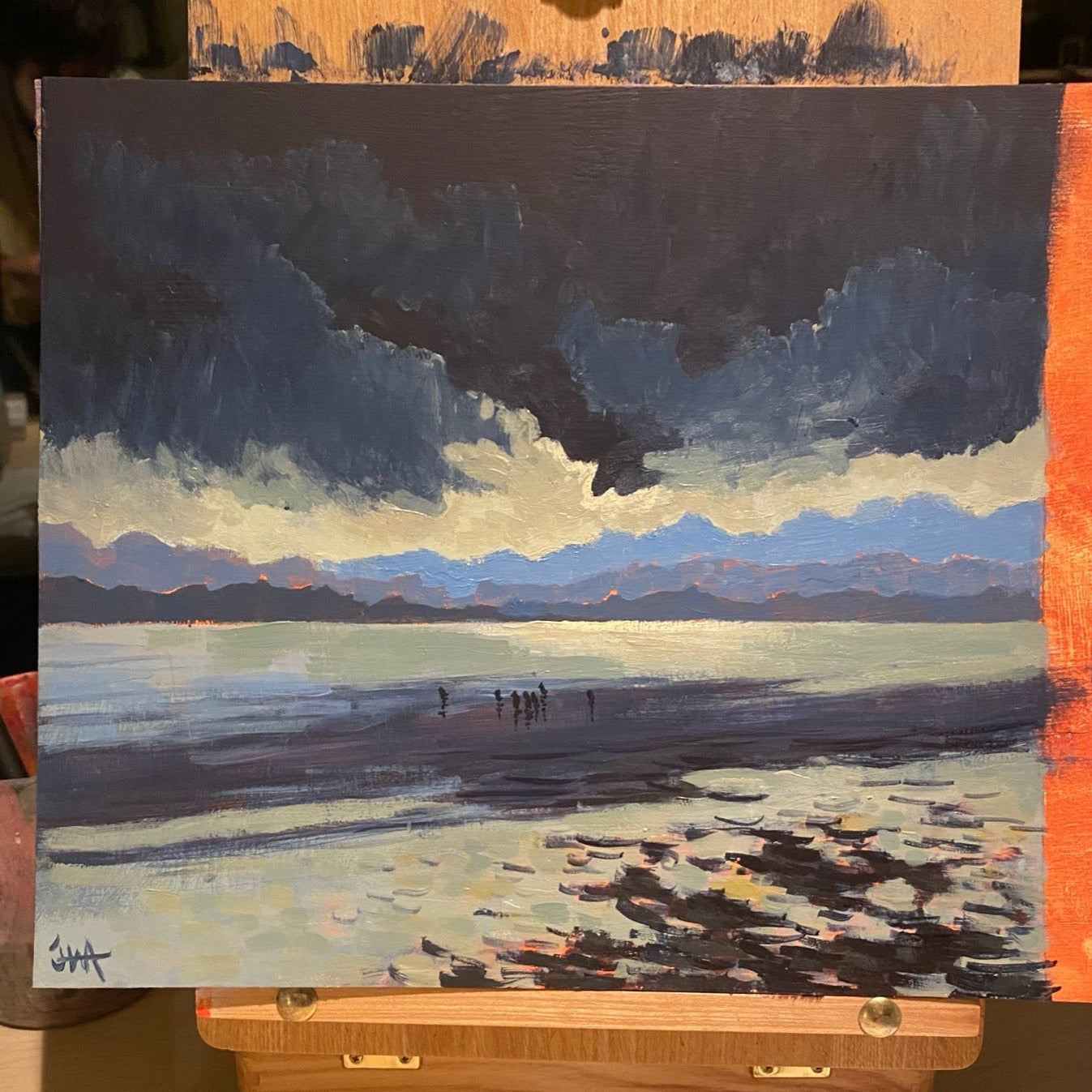 Exton by Train - Original Painting by James Williamson