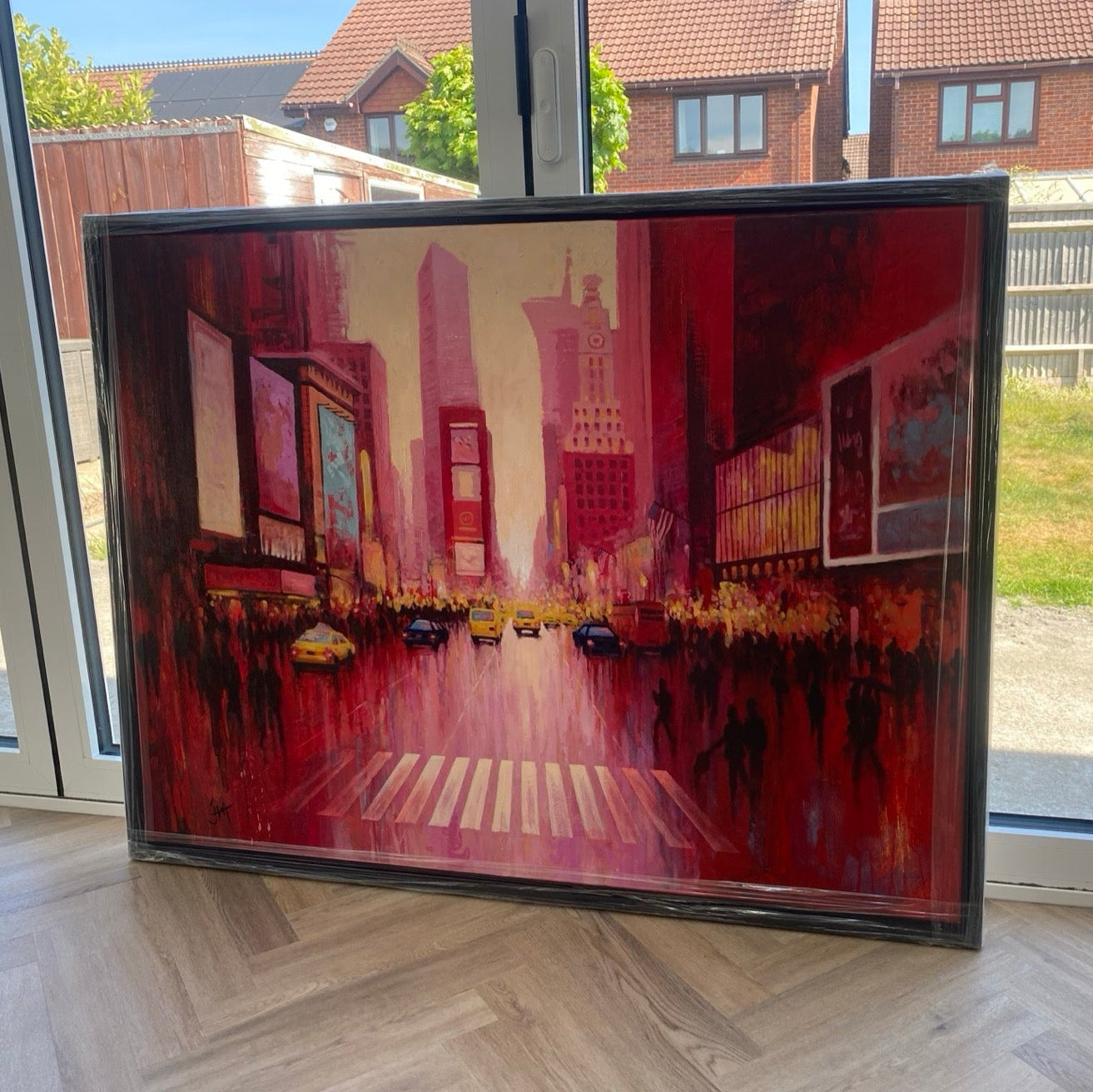 Times Square, New York City - Original Painting by James Williamson