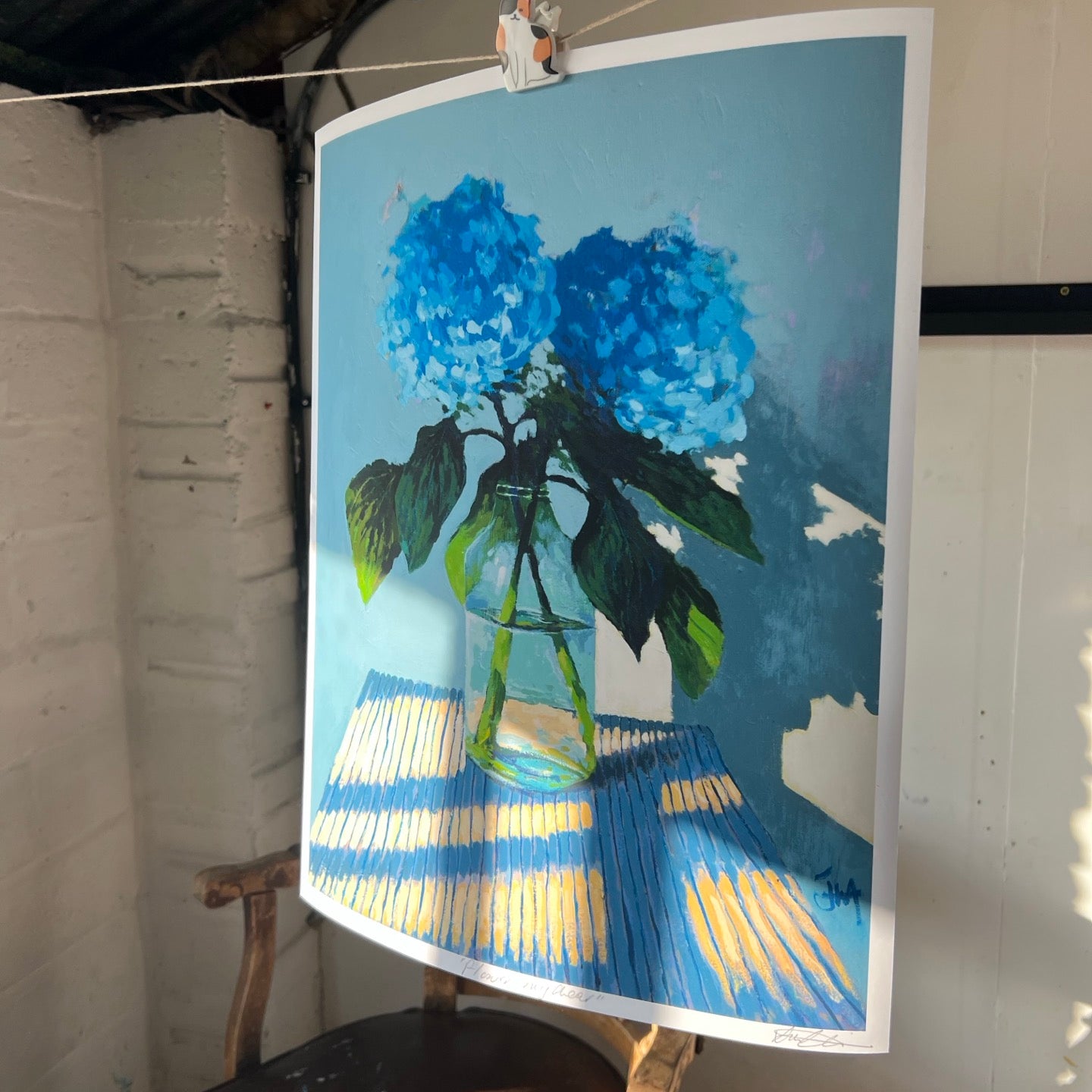 Flowers My Dear - Signed Print