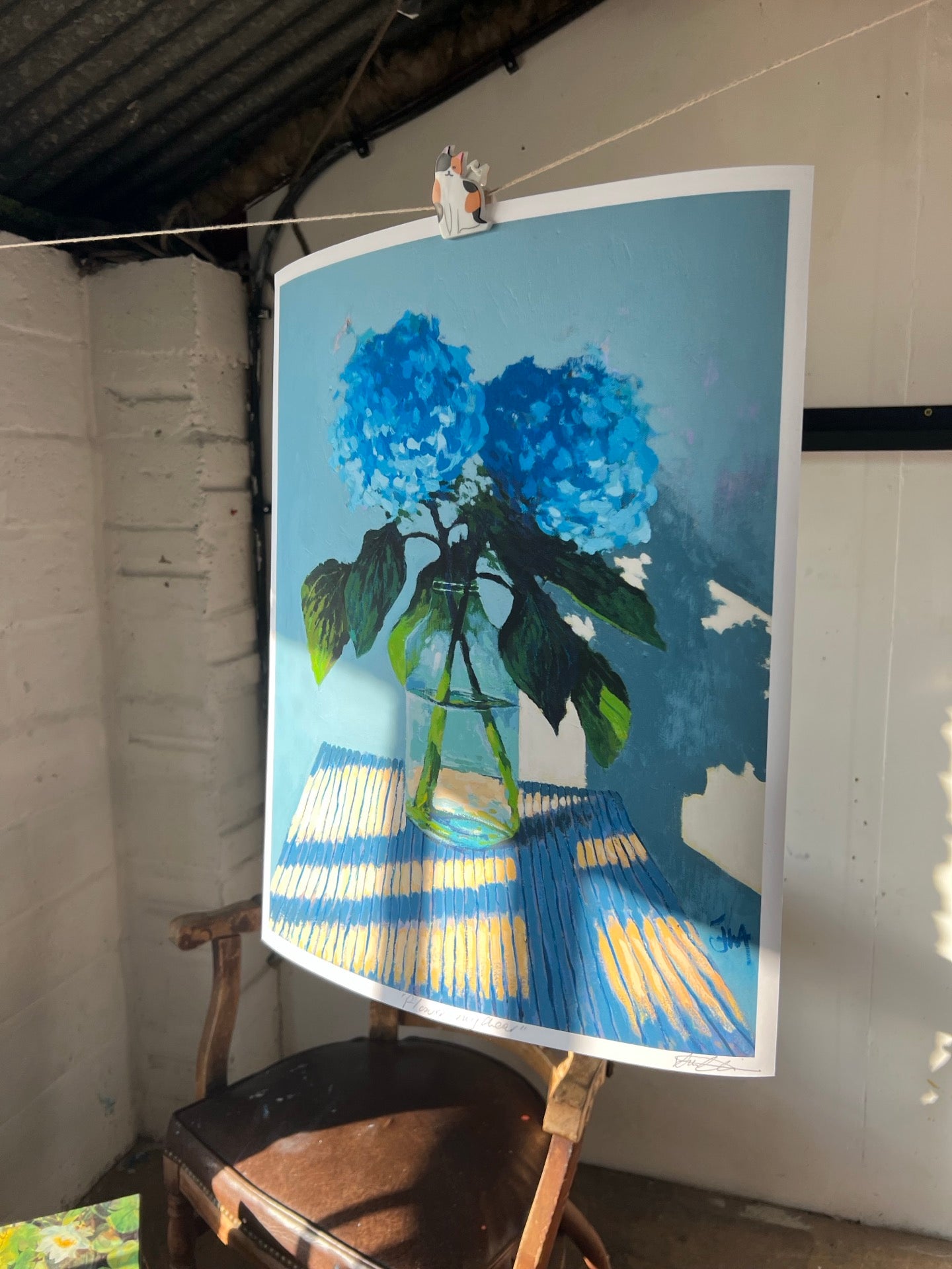 Flowers My Dear - Signed Print
