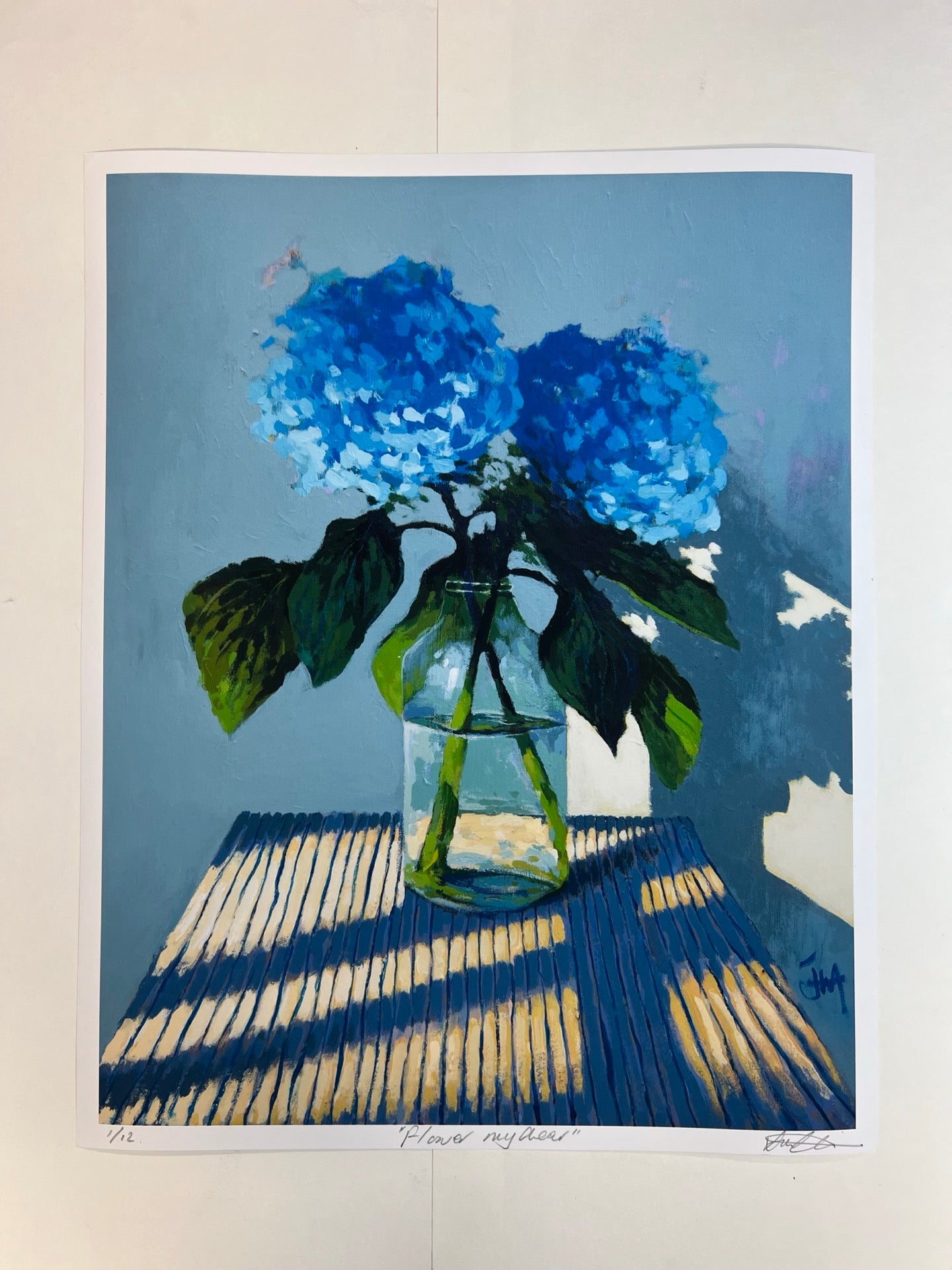 Flowers My Dear - Signed Print