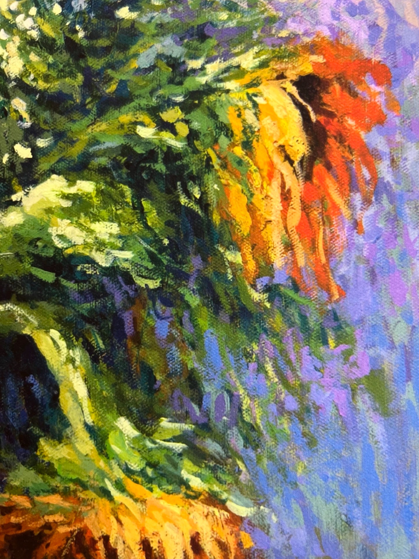 Sunflowers At Dusk - Signed Print