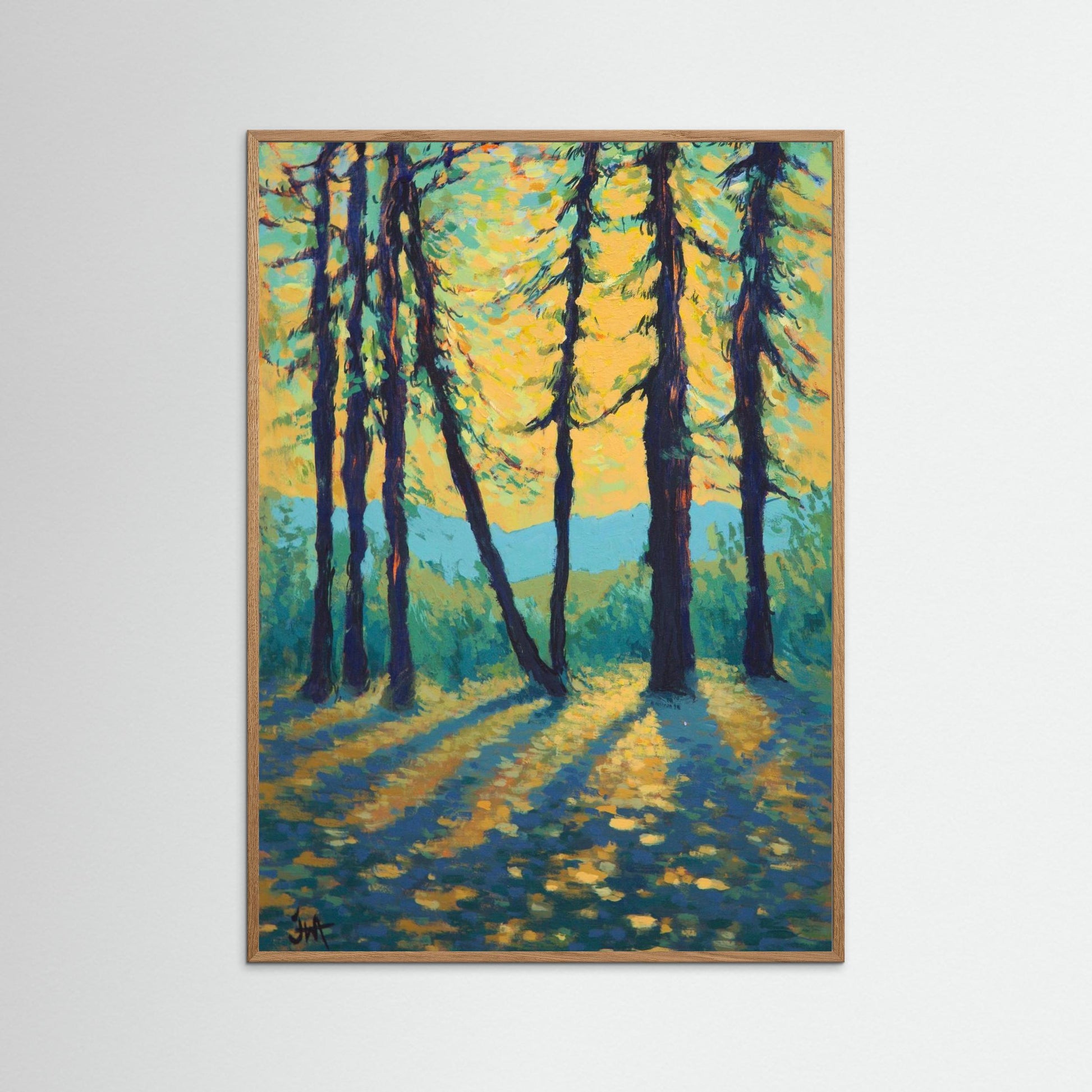 Sunset at Woodbury Common Print on Fine Art Paper