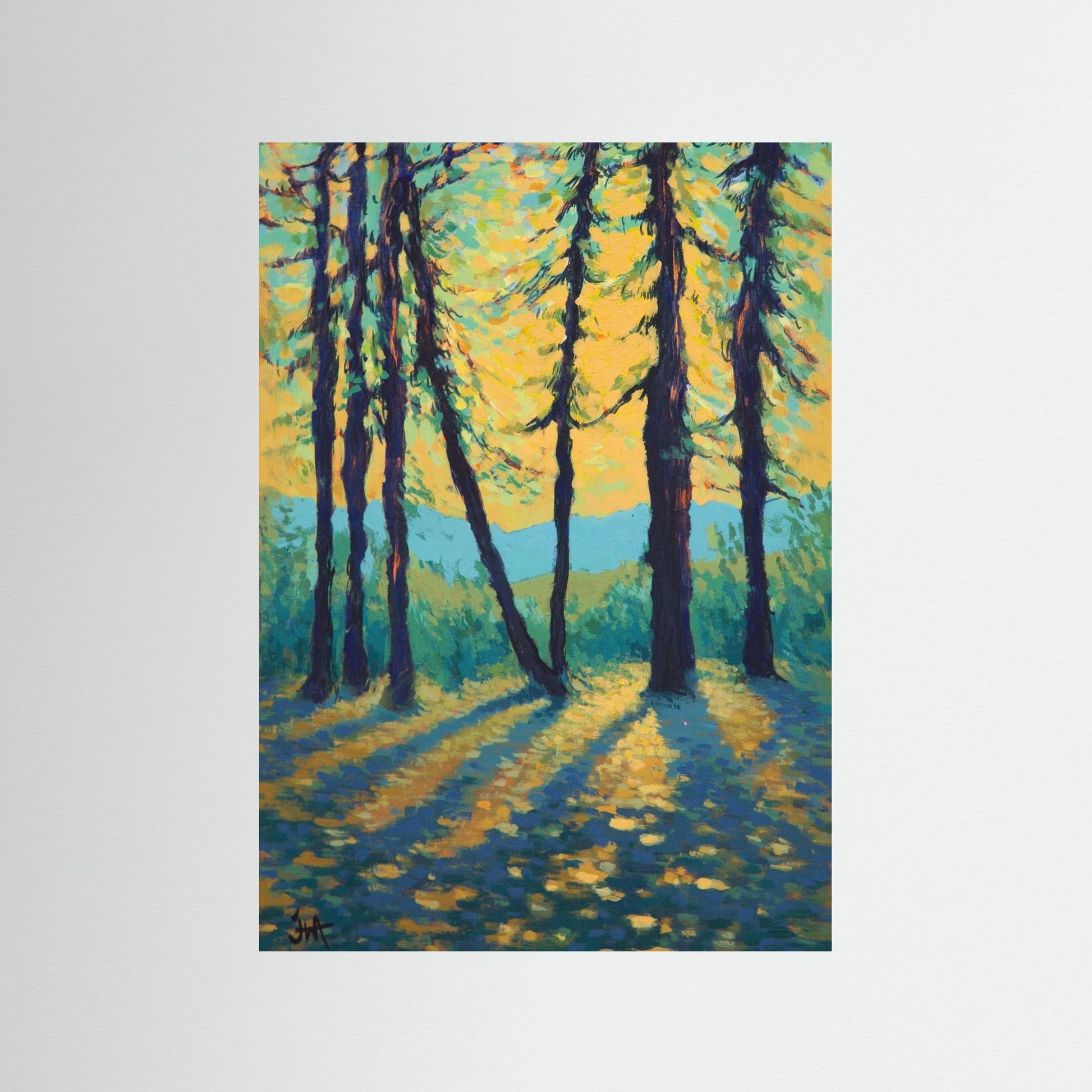 Sunset at Woodbury Common Print on Fine Art Paper