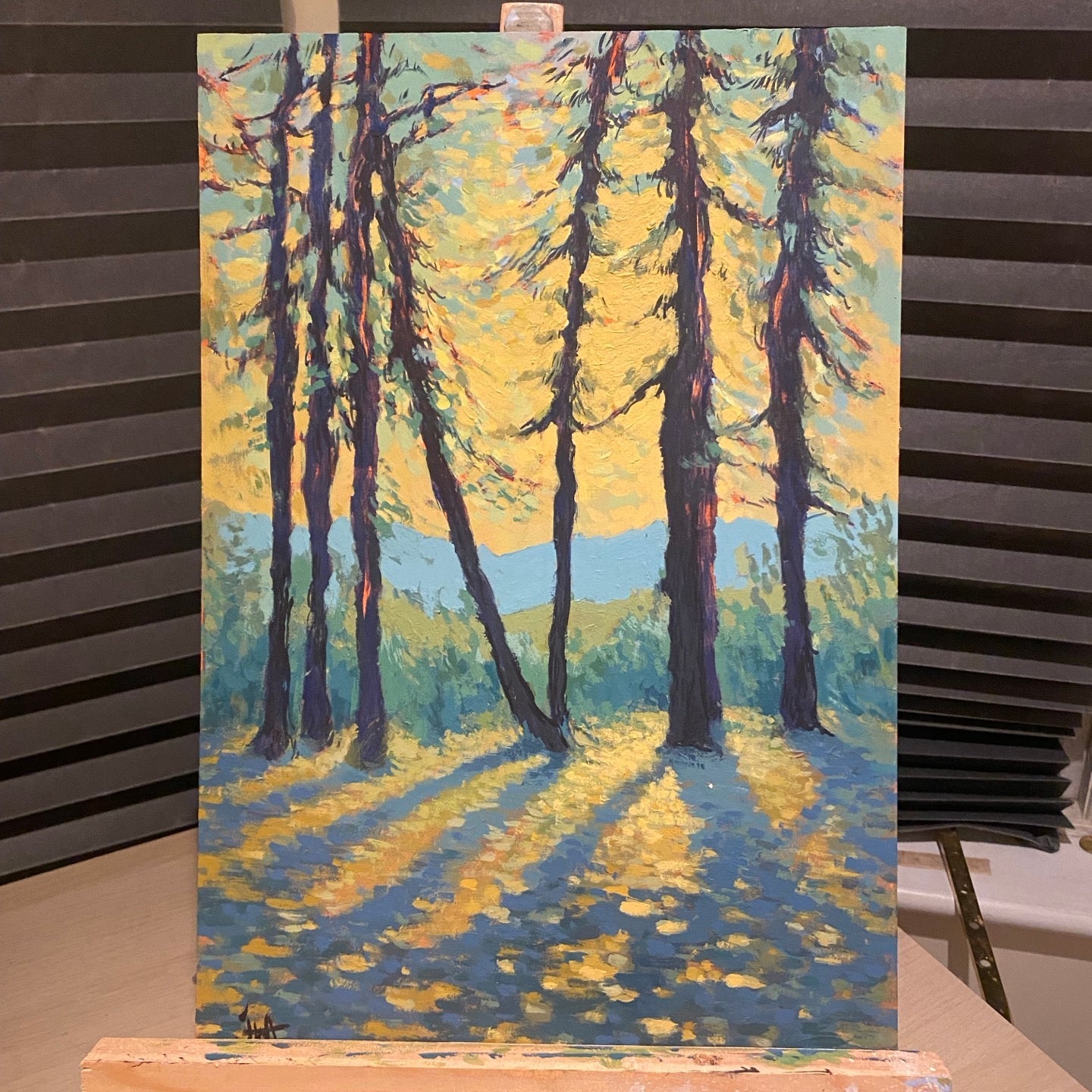 Sunrise on Woodbury Common - Original Painting by James Williamson