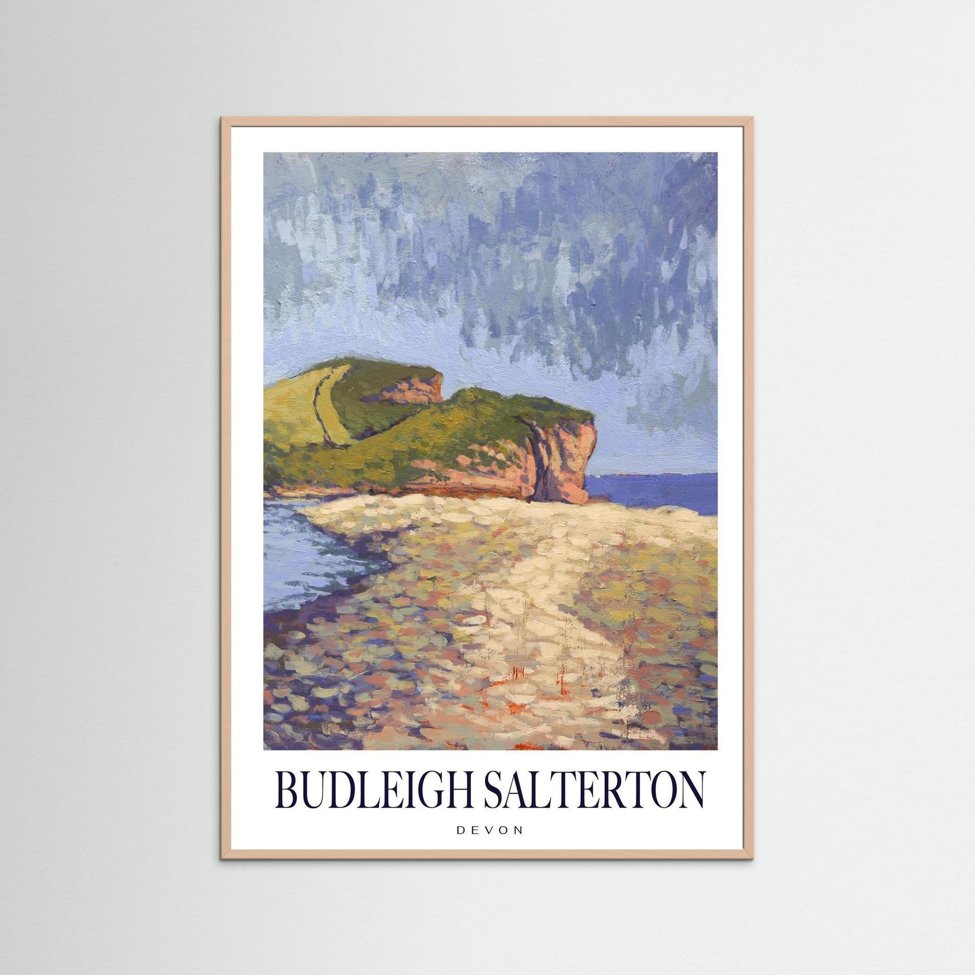 Budleigh Salterton, Devon Framed Poster