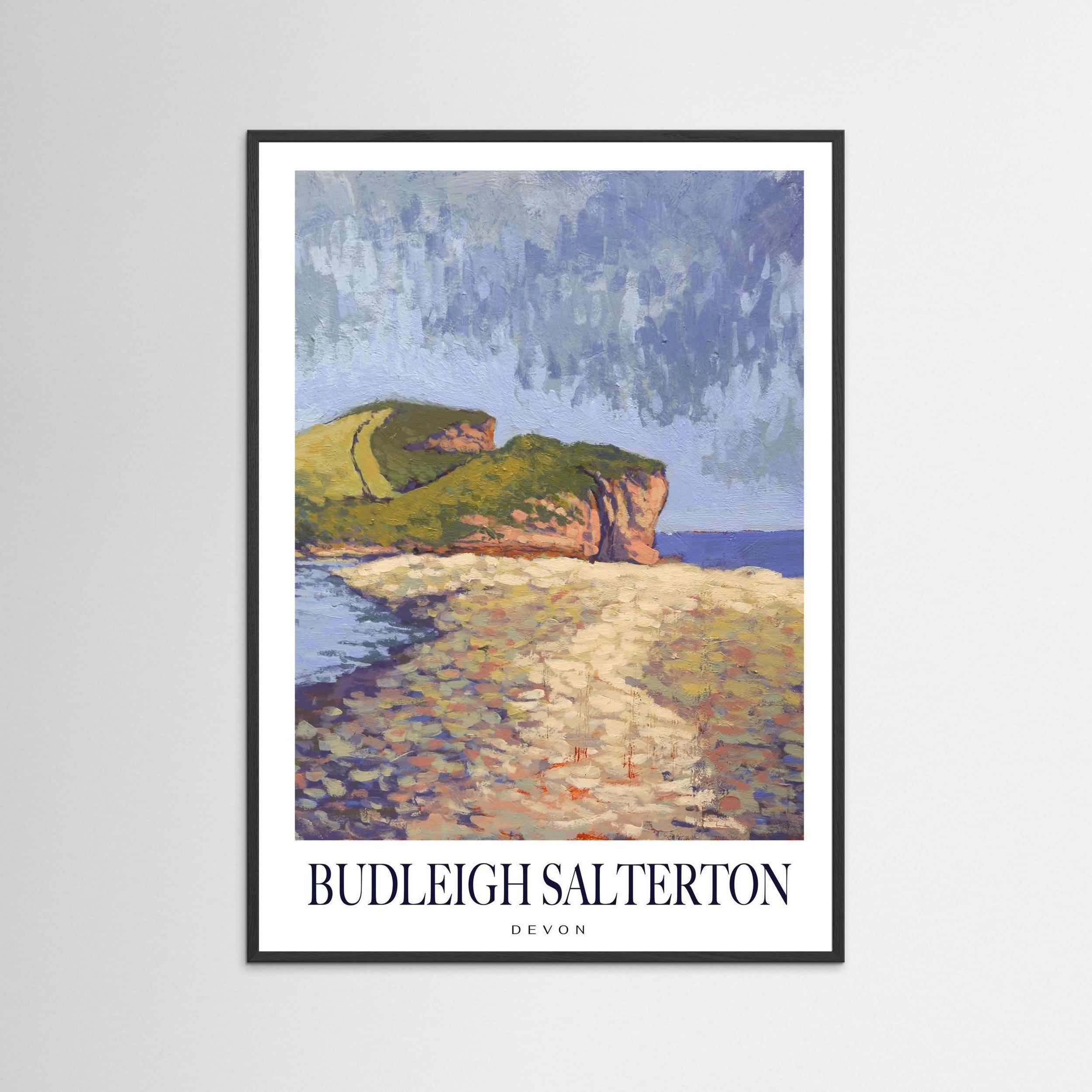 Budleigh Salterton, Devon Framed Poster