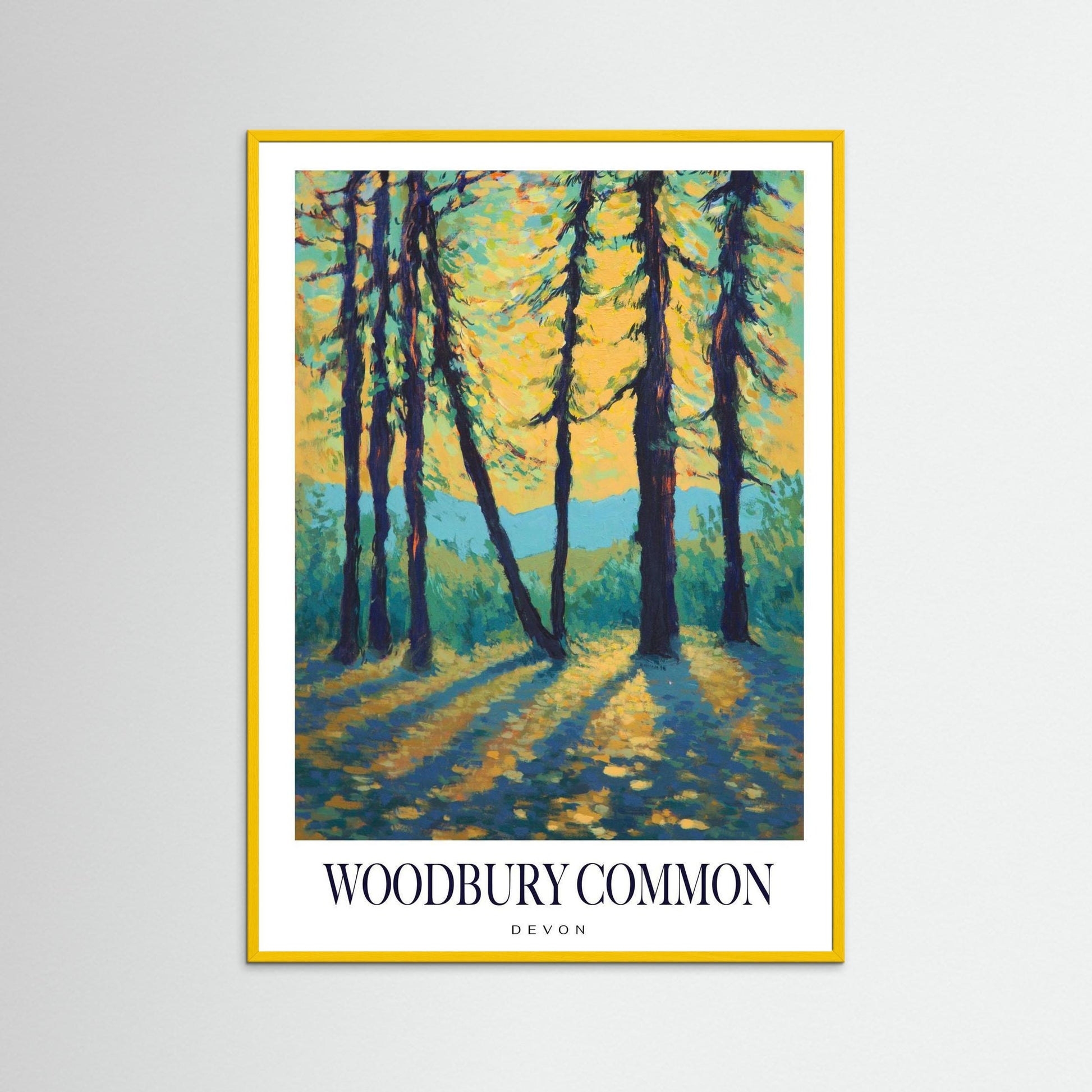Woodbury Common, Devon Framed Poster
