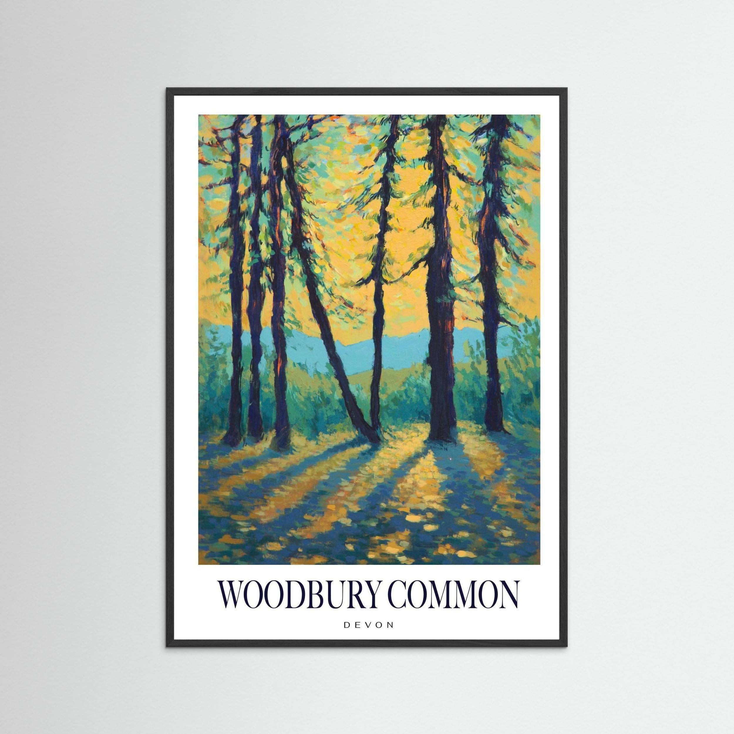 Woodbury Common, Devon Framed Poster