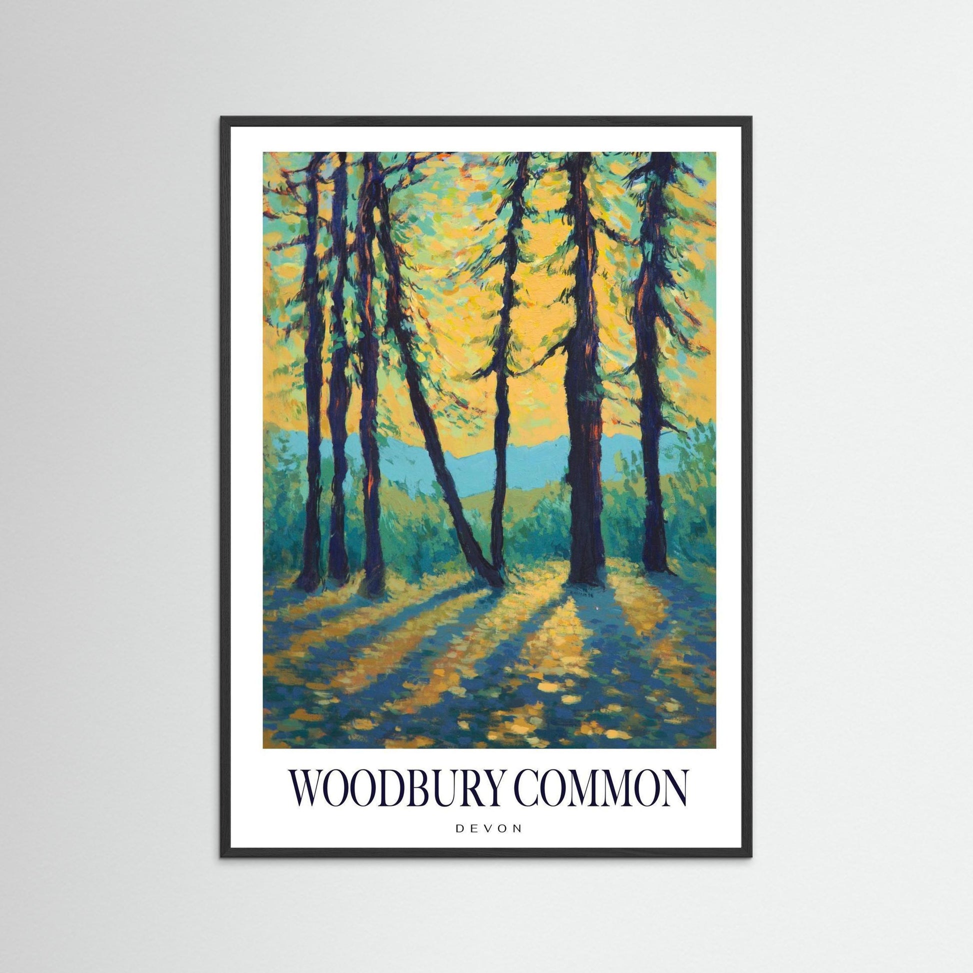 Woodbury Common, Devon Framed Poster