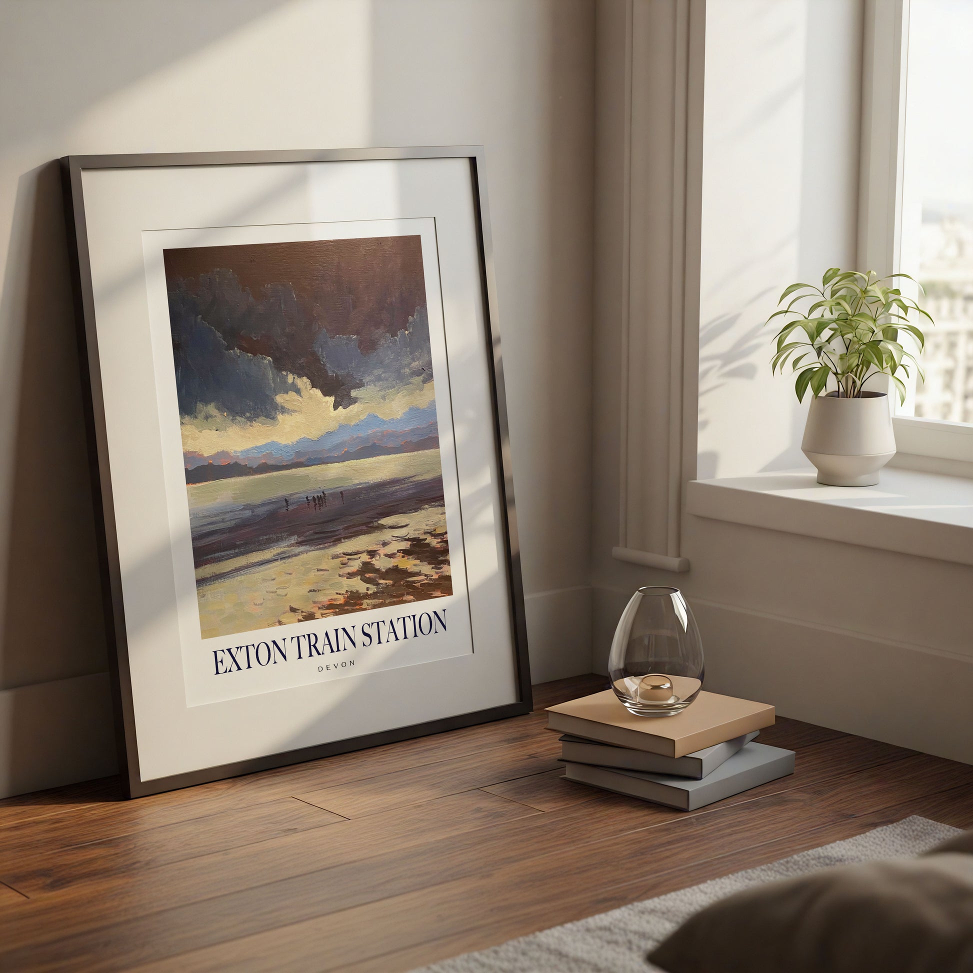 Exton by Train Poster Print