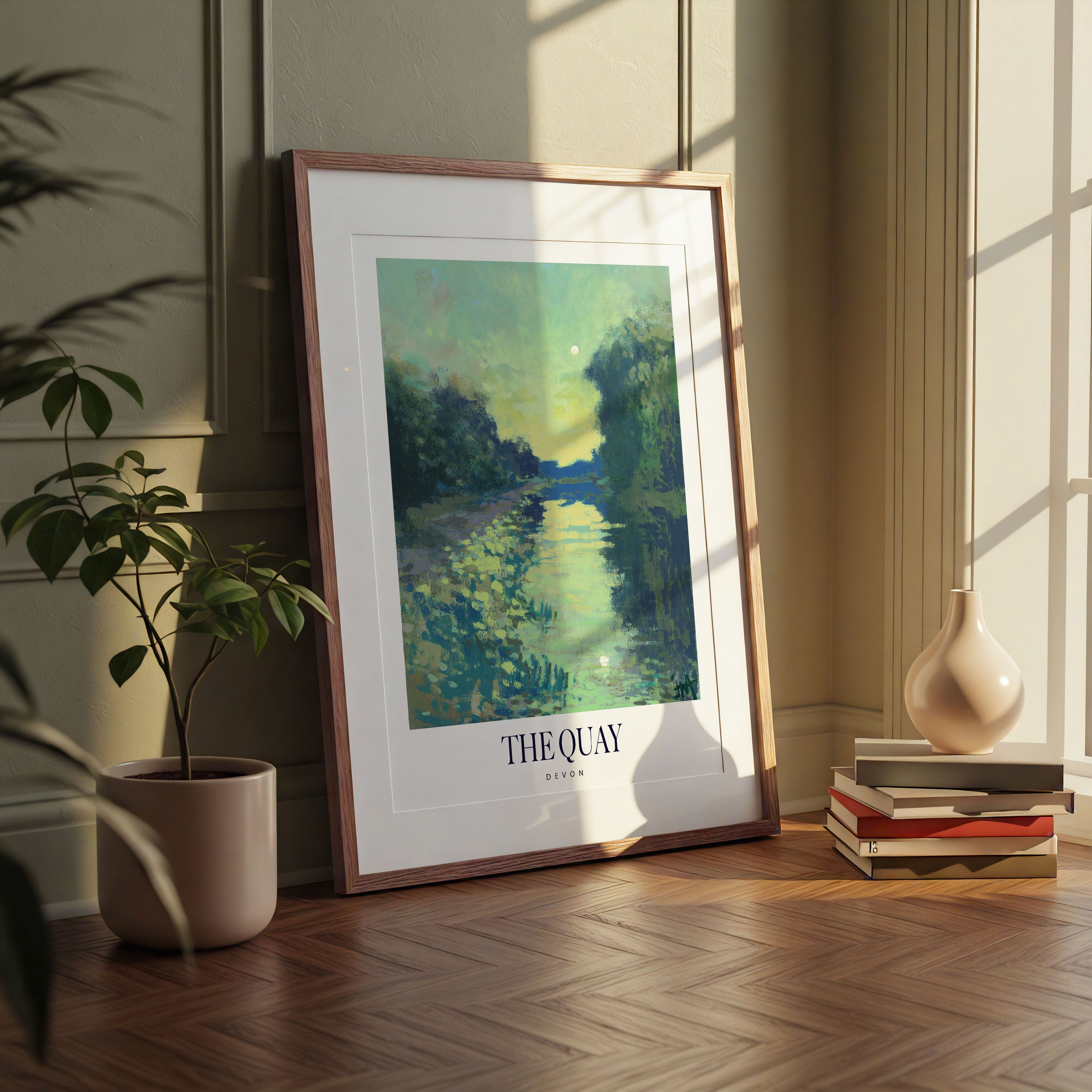 Down by The Quay Poster Print