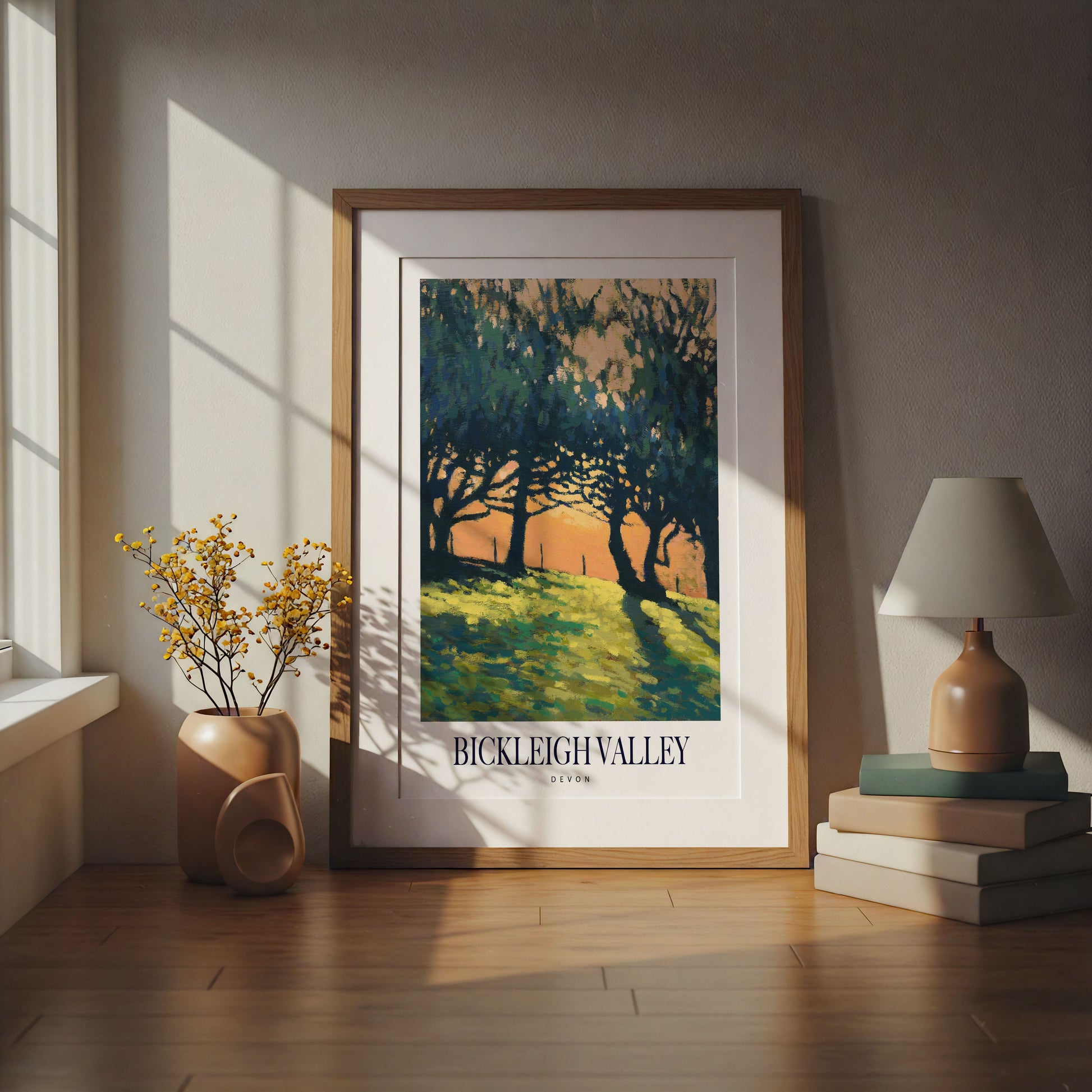 Bickleigh Valley Poster Print