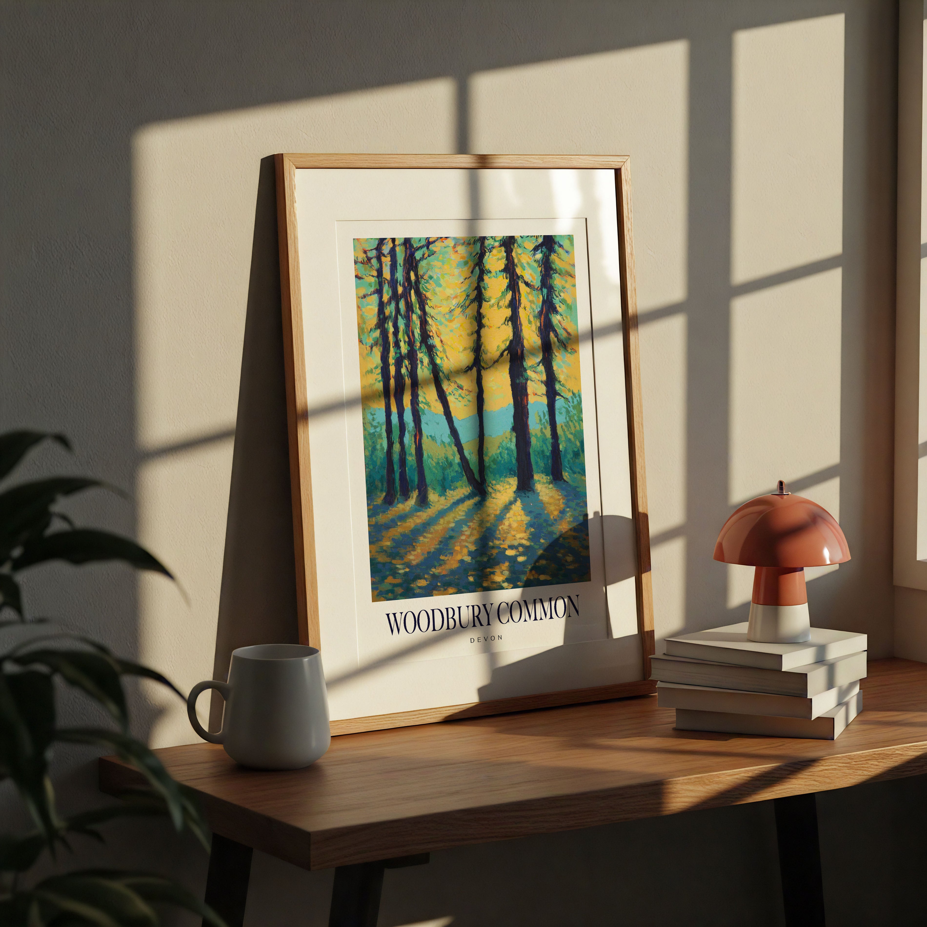 Sunrise on Woodbury Common Poster Print