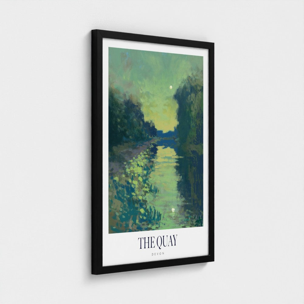 Down by The Quay Poster Print