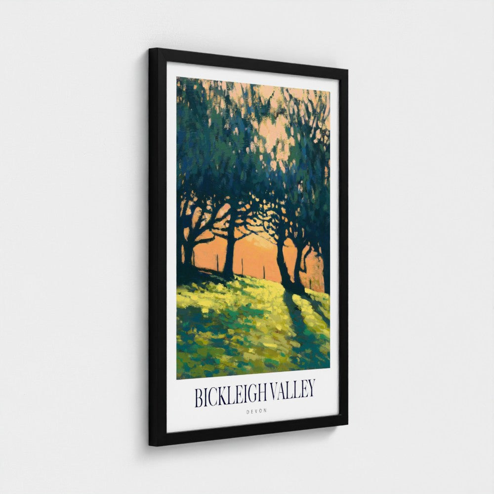 Bickleigh Valley Poster Print