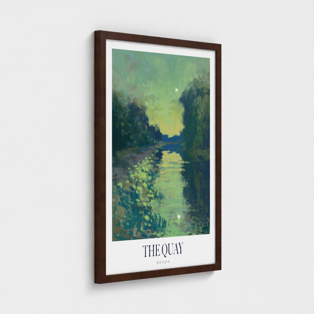 Down by The Quay Poster Print