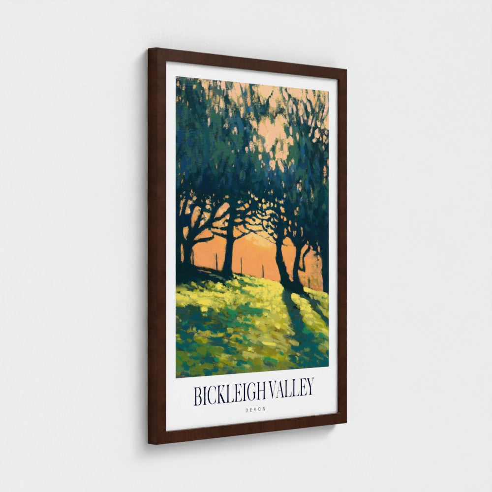 Bickleigh Valley Poster Print