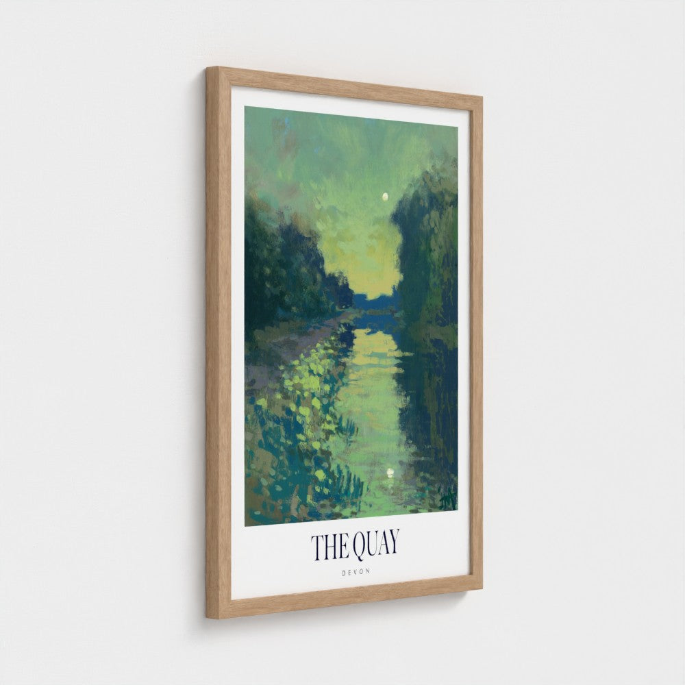 Down by The Quay Poster Print