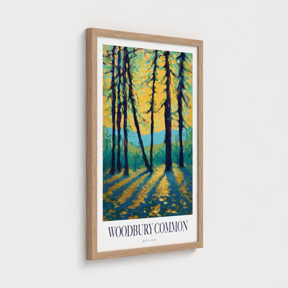 Sunrise on Woodbury Common Poster Print