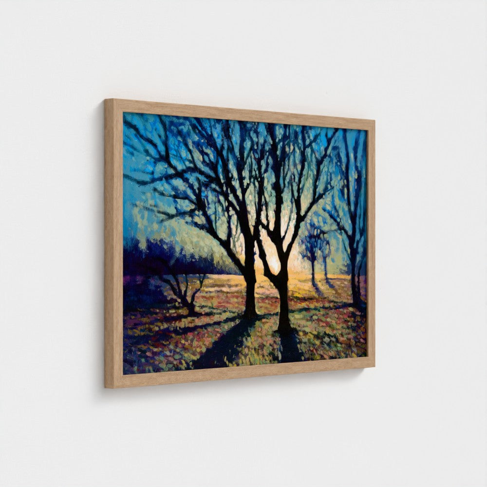 Winters First Light Print on Fine Art Paper