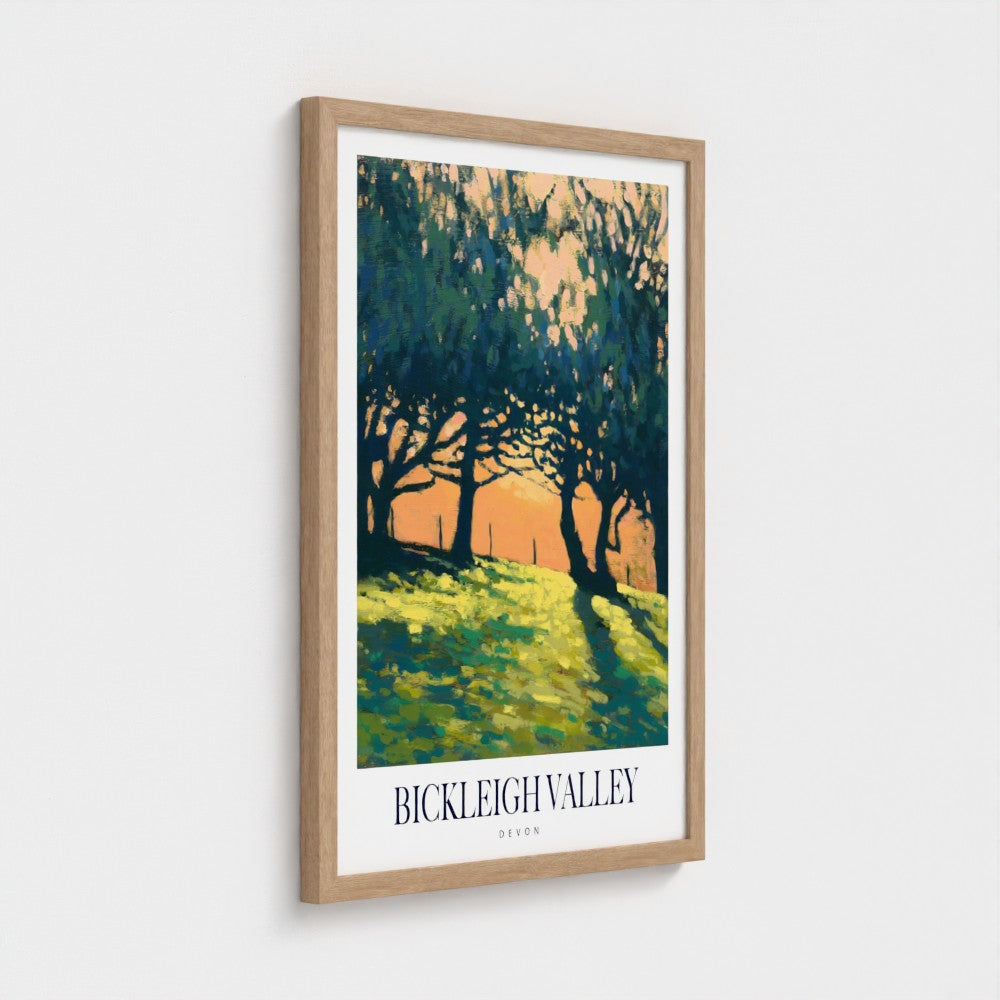 Bickleigh Valley Poster Print