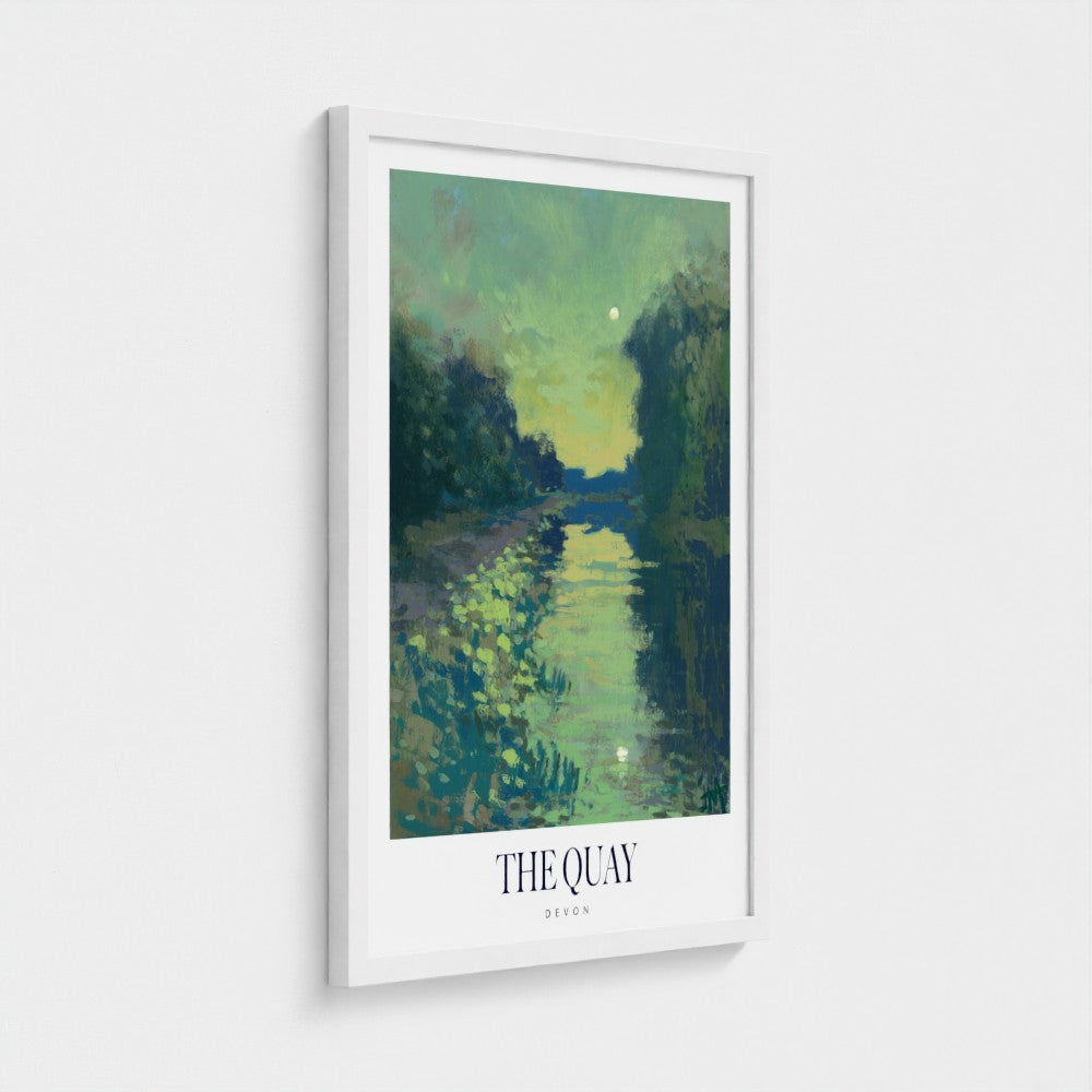 Down by The Quay Poster Print