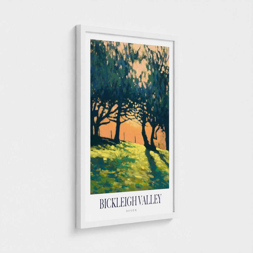 Bickleigh Valley Poster Print