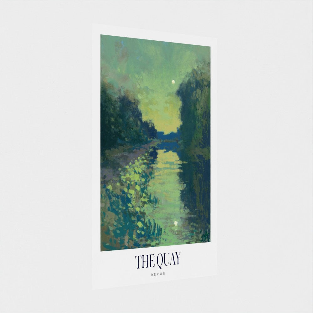 Down by The Quay Poster Print