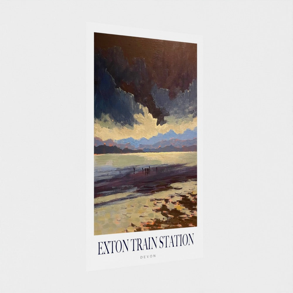 Exton by Train Poster Print