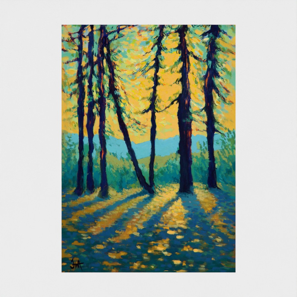 Sunrise on Woodbury Print on Fine Art Paper