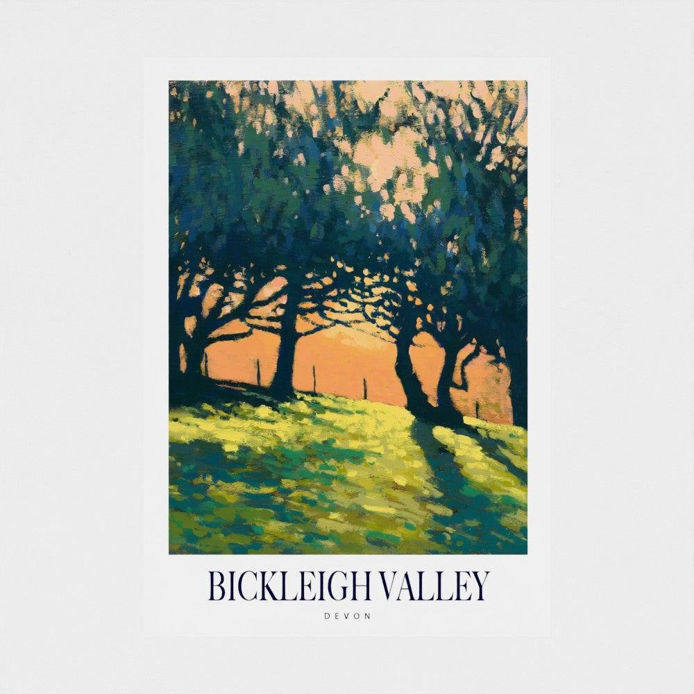 Bickleigh Valley Poster Print