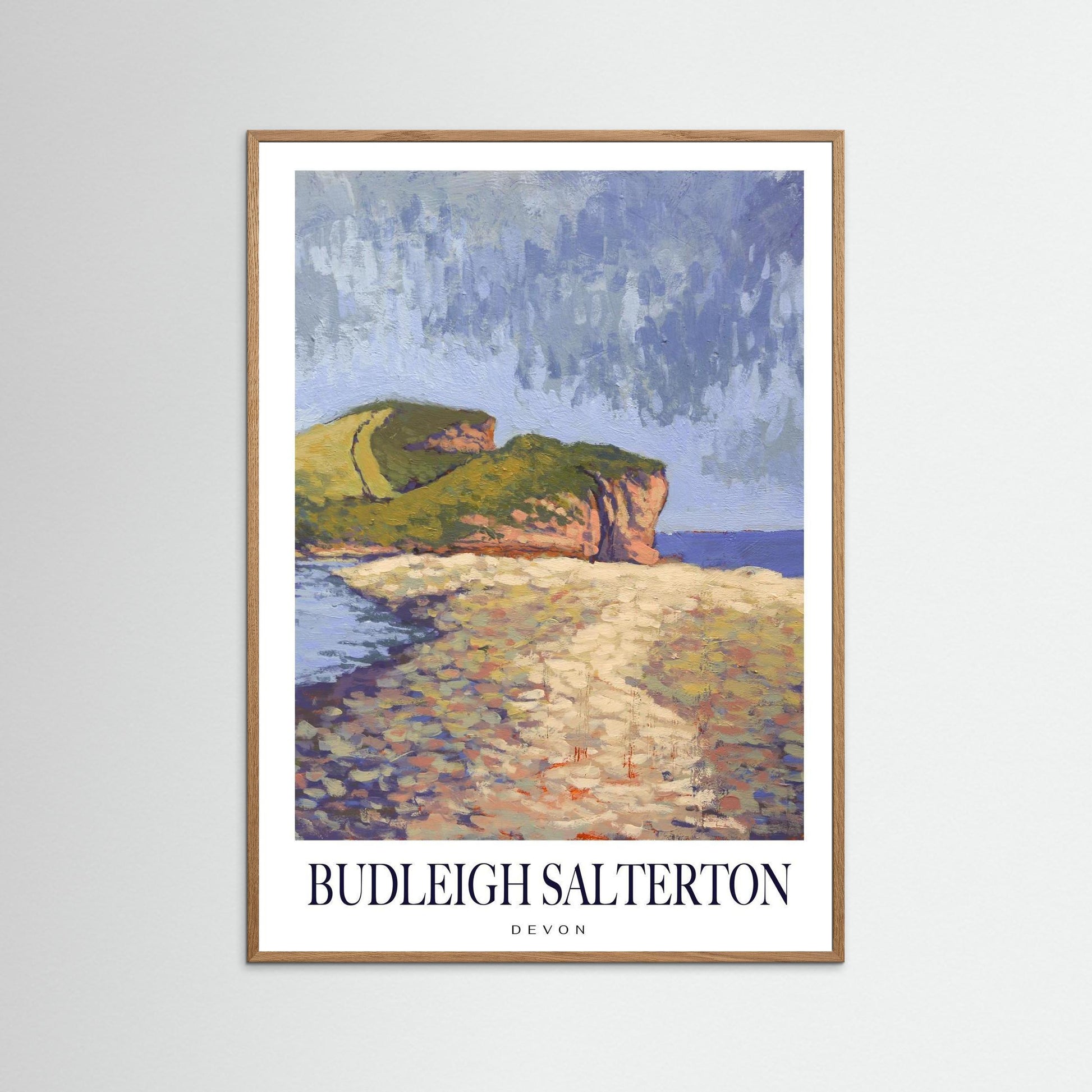 Budleigh Salterton, Devon Framed Poster