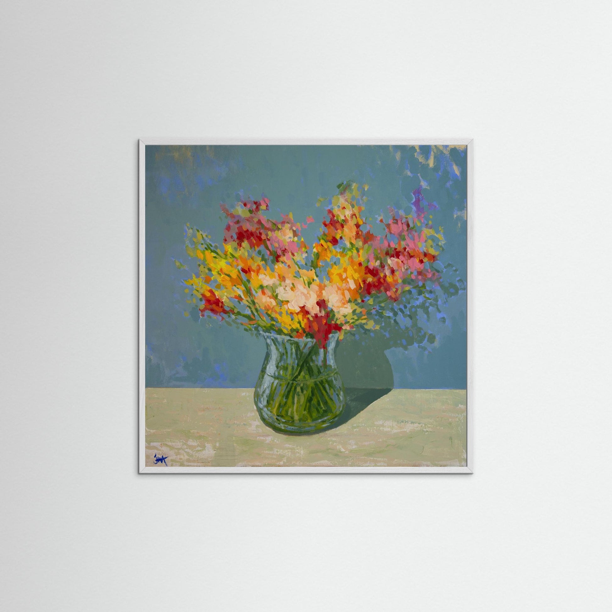 Freesia's In The Evening Fine Art Print